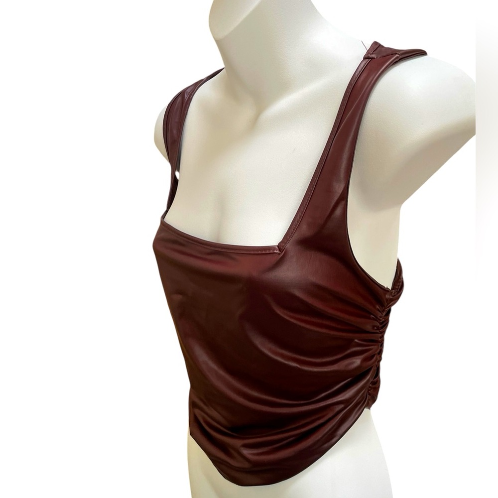 pleather corset top 🤎 FASHION TO FIGURE